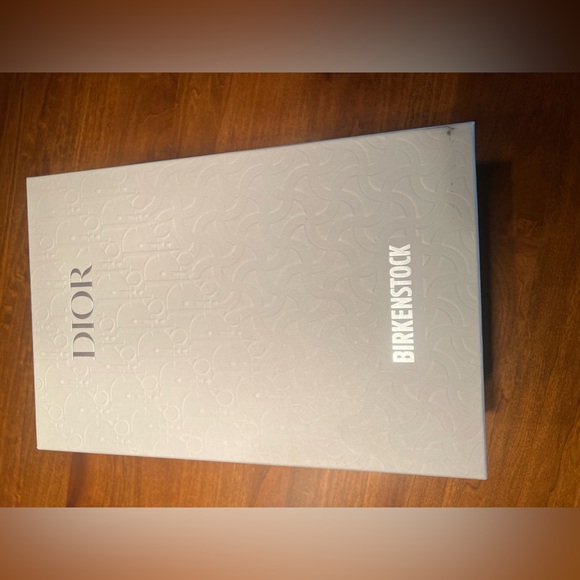 Christian Dior Birkenstock Mens Sandals in Black Euro Size 43 Brand New in Box - Picture 4 of 11